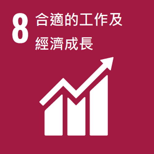 8：促進包容且永續的經濟成長